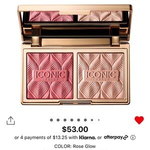 Iconic London blush + highlight palette